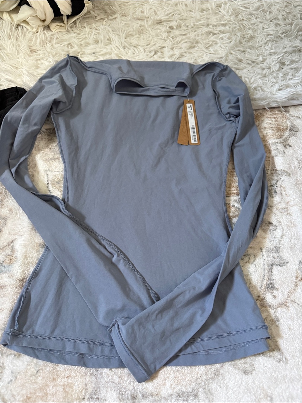 SKIMS Fit Everybody Long Sleeve in (Slate Color) Rare color